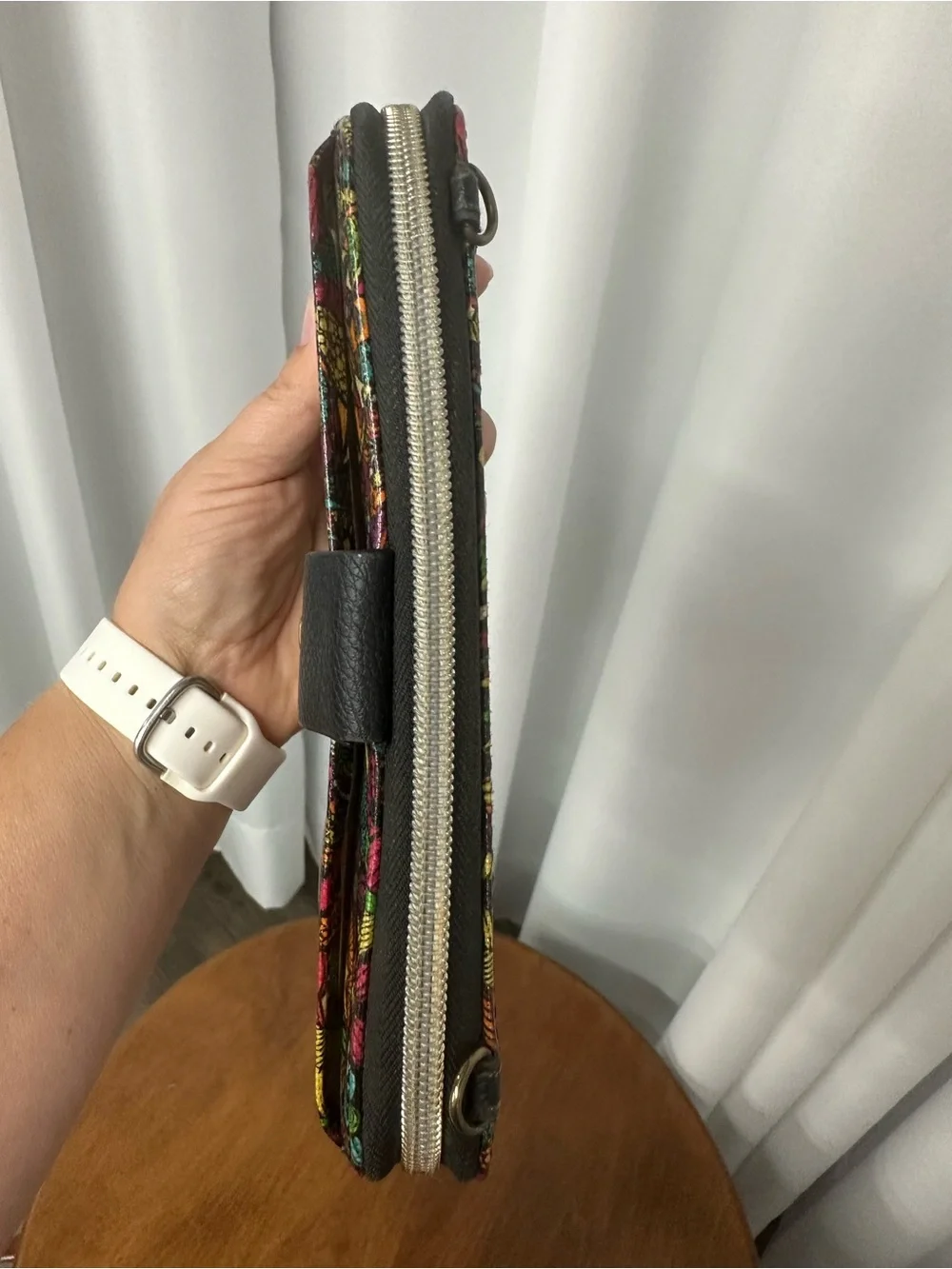 Sakroots Multicolor rainbow spirit desert smart phone Wallet with Black Snap